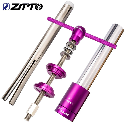 ZTTO Bicycle Headset Press Fit Install And Remove Tool Semi Integrated Steering Box Fork Crown Spacer Washer Installer Driver
