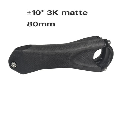 Ultra Light Carbon Stem ±10 Degrees  80-130mm Bicycle bar 31.8mm fork  28.6mm