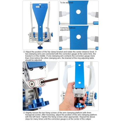 Toopre Portable Bicycle Correction Instrument Positioning Center Accessory for Wheel Rim Correction Bracket Adaptation Parktool