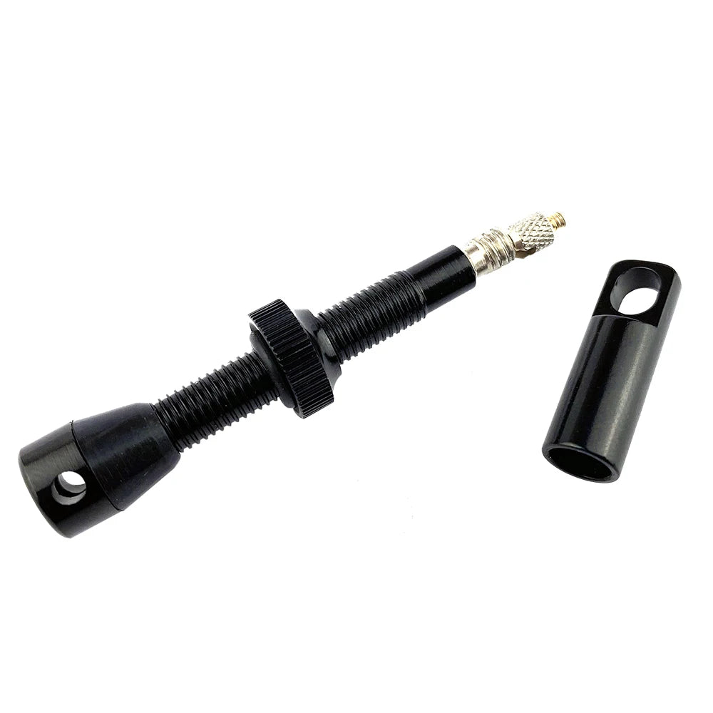 2pcs Bike Tubeless Valve Stem 40mm 44mm 60mm with Integrated Presta Valve Core Removal Tool Cap For MTB Road Bicycle Tire Rim