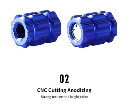 Magnetic Bicycle Crank Installation Tool for Removing and Installing Crank Arm Adjustment Caps Bicycle Repair Tools