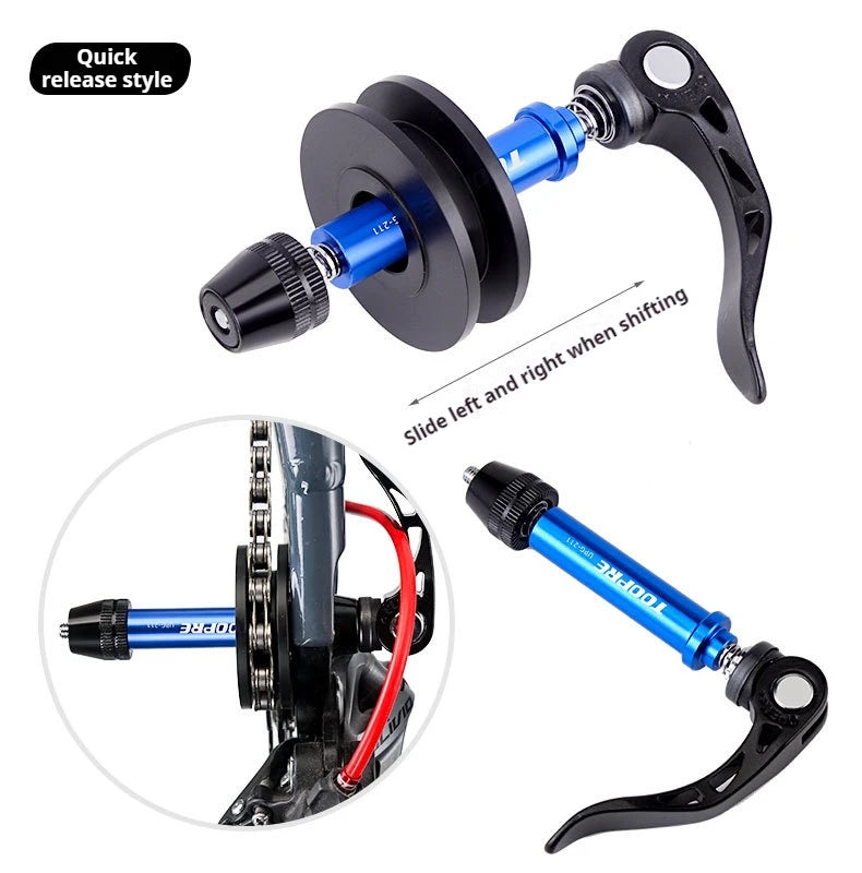 TOOPRE Chain Holder Virtual Flywheel Bicycle Mountain Road Washing Chain Chain Holder Tensioner Tool