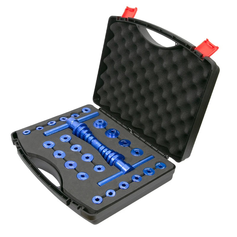 Bicycle Hub/Bottom Bracket Bearing Extractor Installation Press Set
