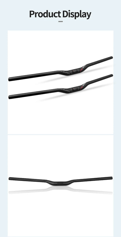 Carbon mountain bike handlebar  MTB 3k 31.8*680 760mm swallow-shaped handlebar