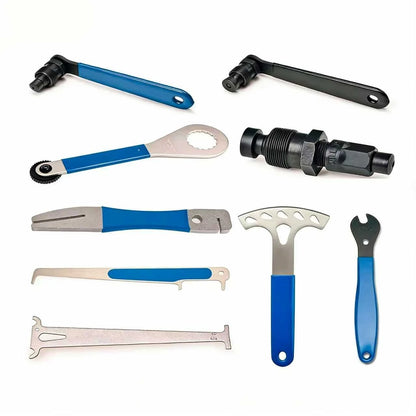 Bicycle disc brake pad correction wrench chain tool pedal wrench crank puller