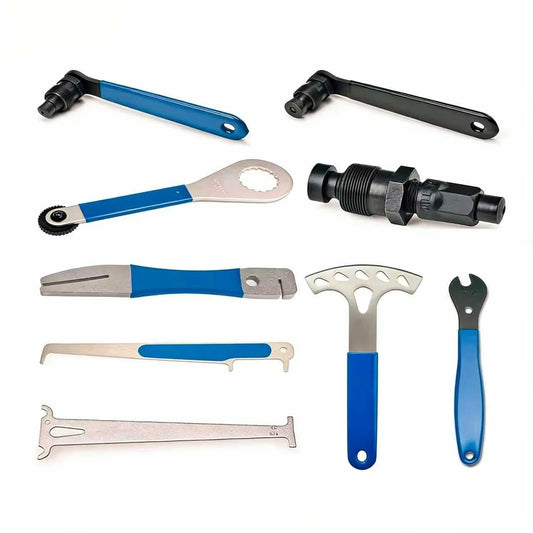 Bicycle disc brake pad correction wrench chain tool pedal wrench crank puller