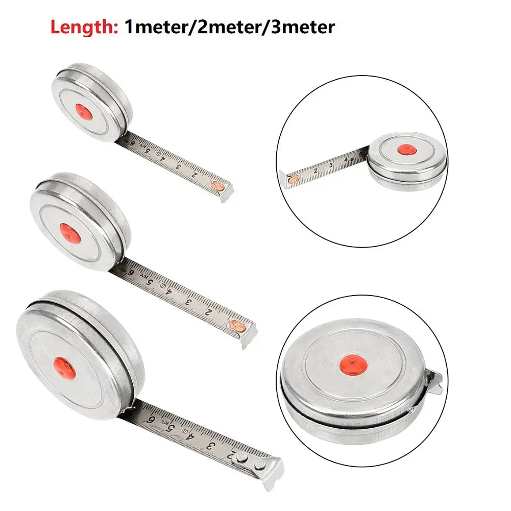 Tape Measure Tape Ruler Stainless Steel 2meter 3meter Woodworking Handcraft Household Multifunctional Portable