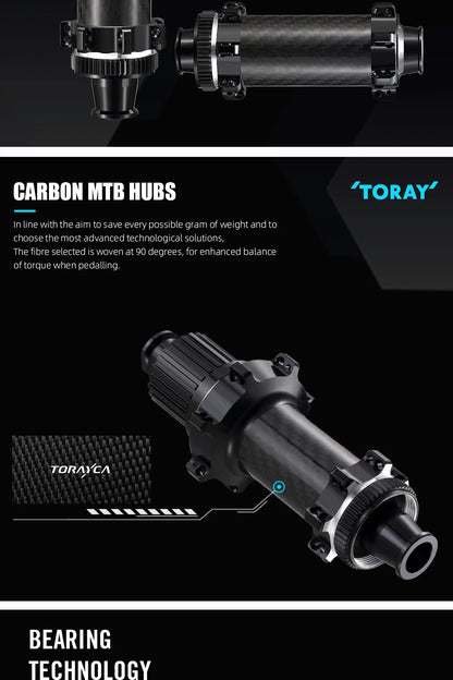 RYET MTB Carbon Hubs  6 Pawls 148MM 10/11/12 Speed Bicycle Hub HG MS XD