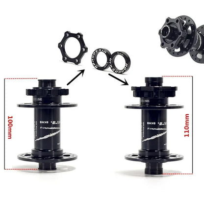 Bicycle 15x100mm To 110mm 12x142mm To 148mm Boost Hub Adapter Set Conversion Kit