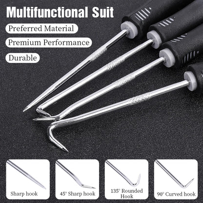 LEBYCLE Pick Hook Set O Ring Seal Gasket Puller Remover Tools For Car Auto Oil Bike Seal Removal Bicycle Maintenance Hand Tool