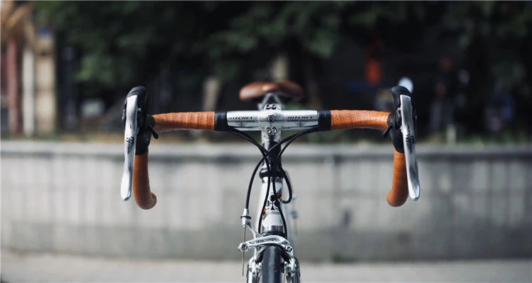 Road Bike Handlebar Tape Handmade Anti-Slip Shock Anti-Microfiber Leather Bar Bartape