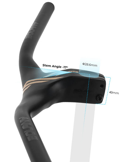 BOLANY Integrated Handlebar 775x90mm Aluminum Alloy 28.6mm