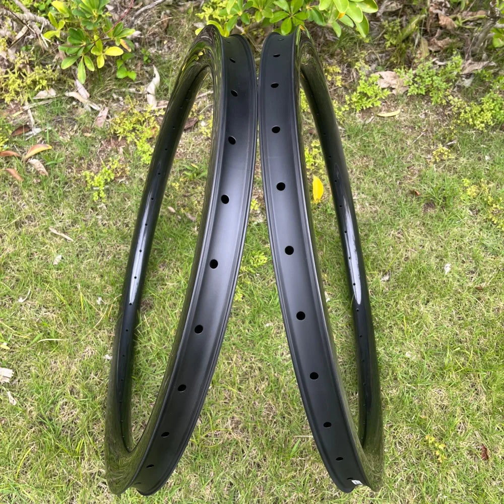 700C Carbon Rim 38mm 36mm Width Tubeless Disc Brake 30 35 40 45 50mm Depth Gravel Bicycle Carbon Rim