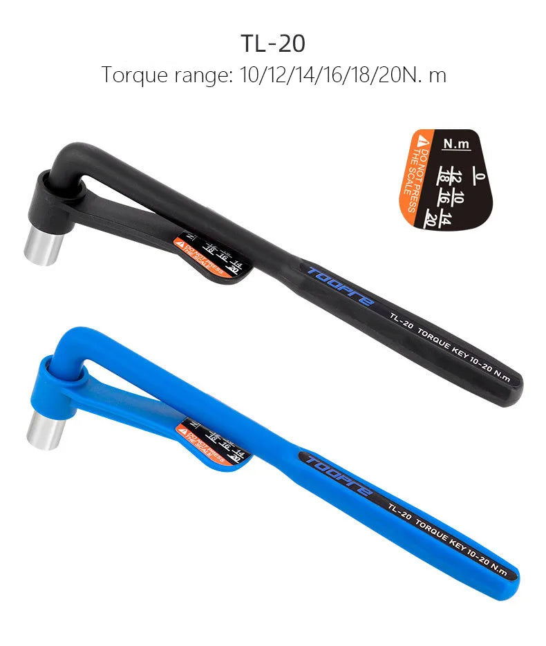 TOOPRE Bicycle Torque Tool Wrench Hexagonal set 10-20NM Adjustable Repair Tools
