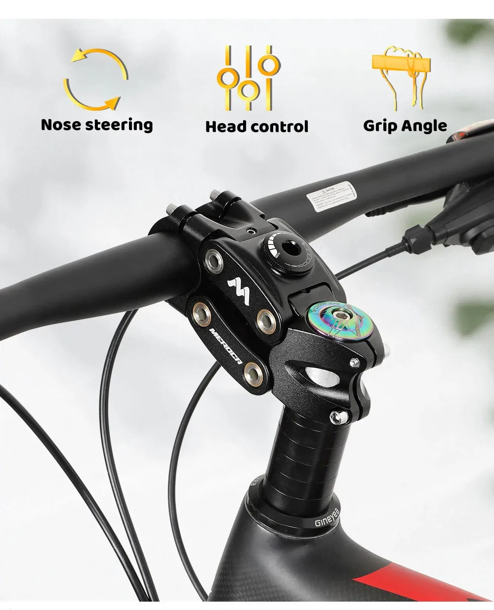 MEROCA Suspension Stem 90MM Off-Road Touring Gravel