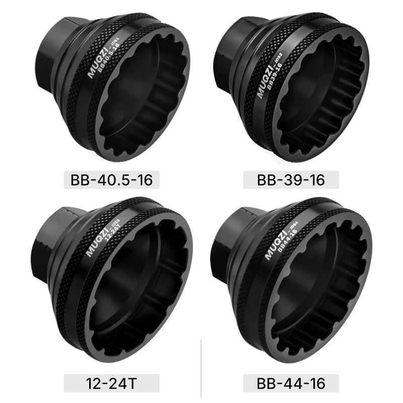 MUQZI Bottom Bracket Install Removal Tool 12/16-Notch Fits 39mm/40.5mm/44mm/45.6-46.6mm Outer Diameter BB Cups