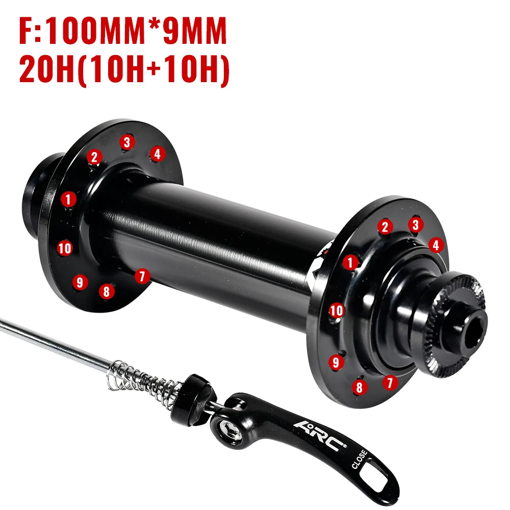 ARC Road Bike Hubs Rim Brake 4 Pawls 48 Clicks Front 100 Rear 130MM  20 24 Holes Ultralight 280g 8-11S
