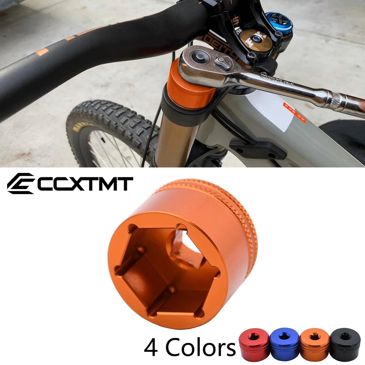 24mm 26mm 28mm 32mm Bike Fork Topcap Socket Tool Compatible For Fox 32 34 36 38 40 For Rockshox Suntour Epixon Epicon