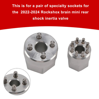 RockShox Brain Inertia Valve Tool 2022-2024 – Socket Set for Specialized MINI Shock