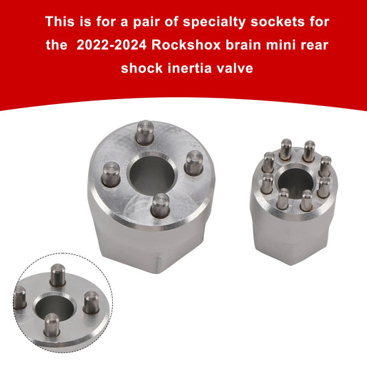 RockShox Brain Inertia Valve Tool 2022-2024 – Socket Set for Specialized MINI Shock