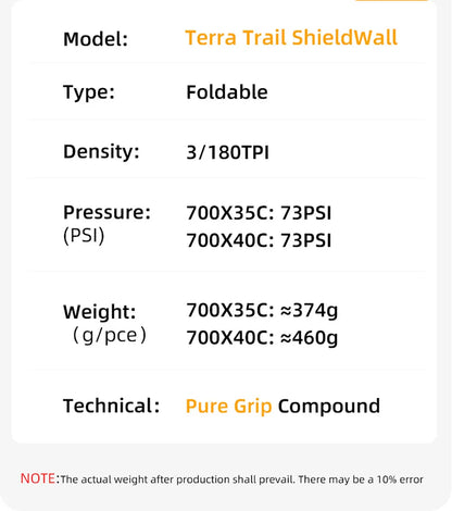 Continental Terra Trail 700x40C Road Bike 28‘‘ Gravel Tire Clincher System Puncture Protection 3/180 TPI Brown MTB Tubeless Read