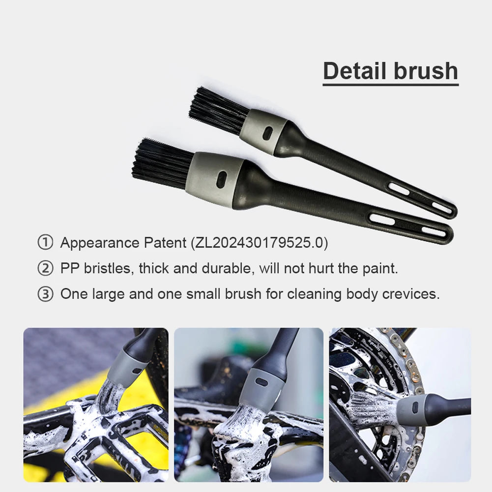 Bike Cleaning Tool Set Brush Kit for Mountain Road City BMX and Folding Bicycle Maintenance