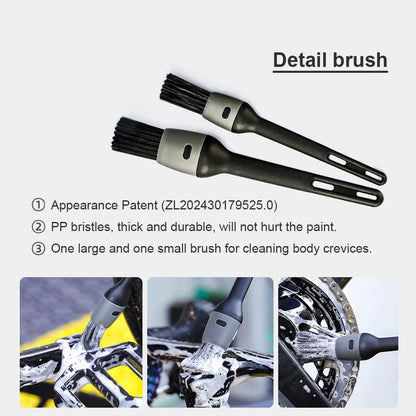 Bike Cleaning Tool Set Brush Kit for Mountain Road City BMX and Folding Bicycle Maintenance