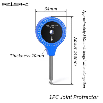 RISK Bicycle Fitting Angle Measurement Tool Ride Position Adjustment Tool
