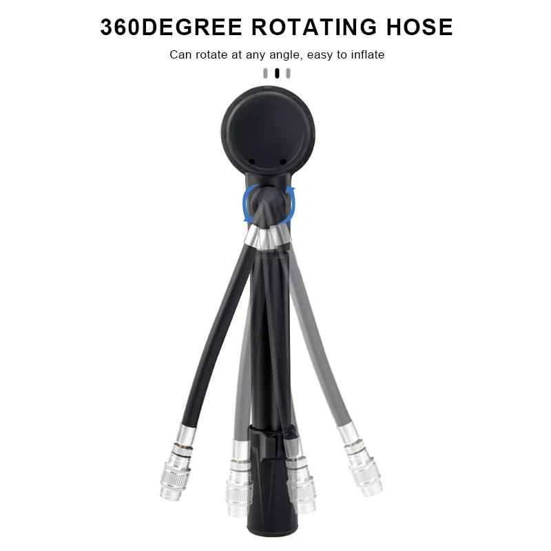 Shock Pump 300PSI Pressure With Gauge Bicycle
