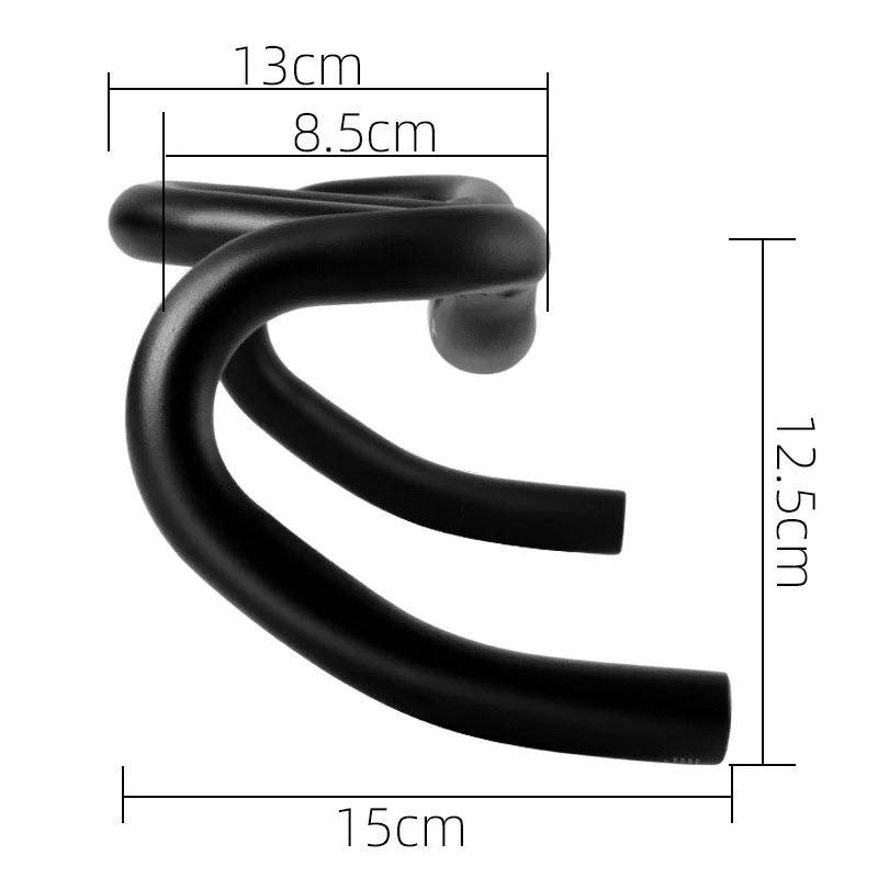 Gravel Bike Drop Bars for Adventure & Commute Comfort Handlebars for Road & Off Road 31.8mm