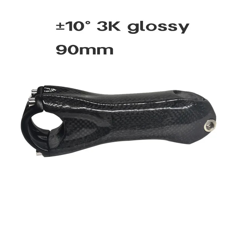 Ultra Light Carbon Stem ±10 Degrees  80-130mm Bicycle bar 31.8mm fork  28.6mm