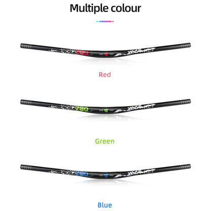 Mountain Bike Handlebars 31.8MM Diameter High-Rise Handlebar with Matte Surface 720MM 780MM Length Aluminum