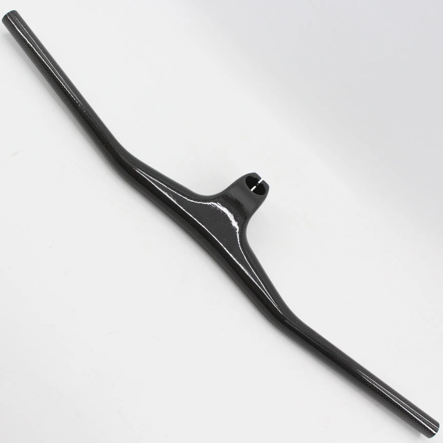 New Mountain Bike 3K Full Carbon Fibre Handlebar Carbon Bicycle handlebar and stem integrated carbon MTB bar -17 degrees angle