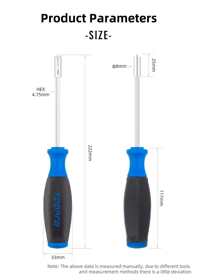 TOOPRE Spoke Nipple Insertion Wrench Hidden Spoke