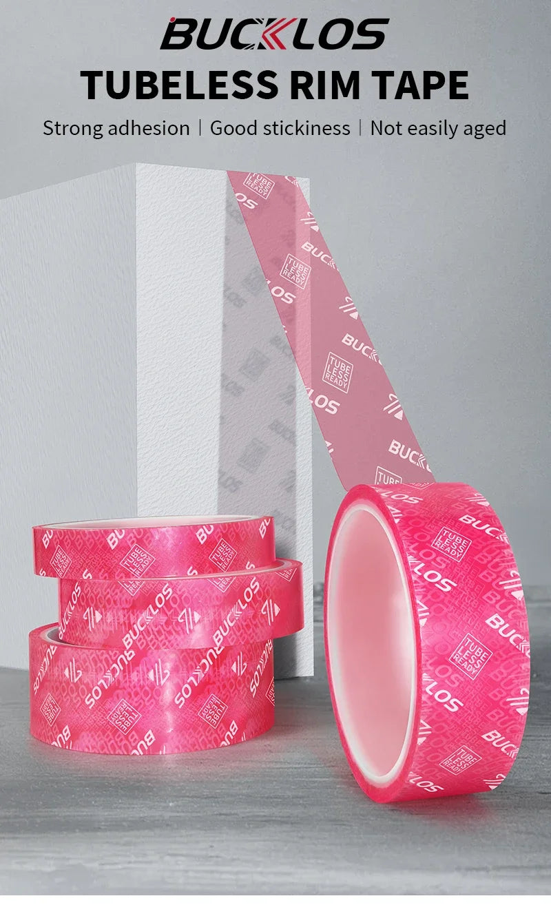BUCKLOS Bike Tubeless Tape MTB Tubeless Tire Liner Bicycle Rim Strip Wear-Resistant Wheel RimTape 17/19/21/23/25/28/30/32/35mm