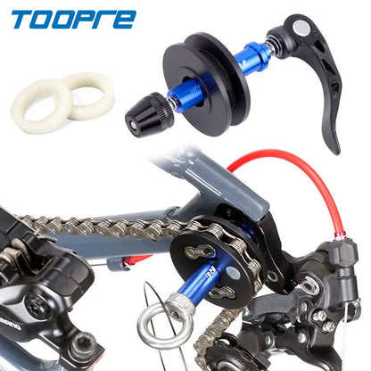 TOOPRE Chain Holder Virtual Flywheel Bicycle Mountain Road Washing Chain Chain Holder Tensioner Tool