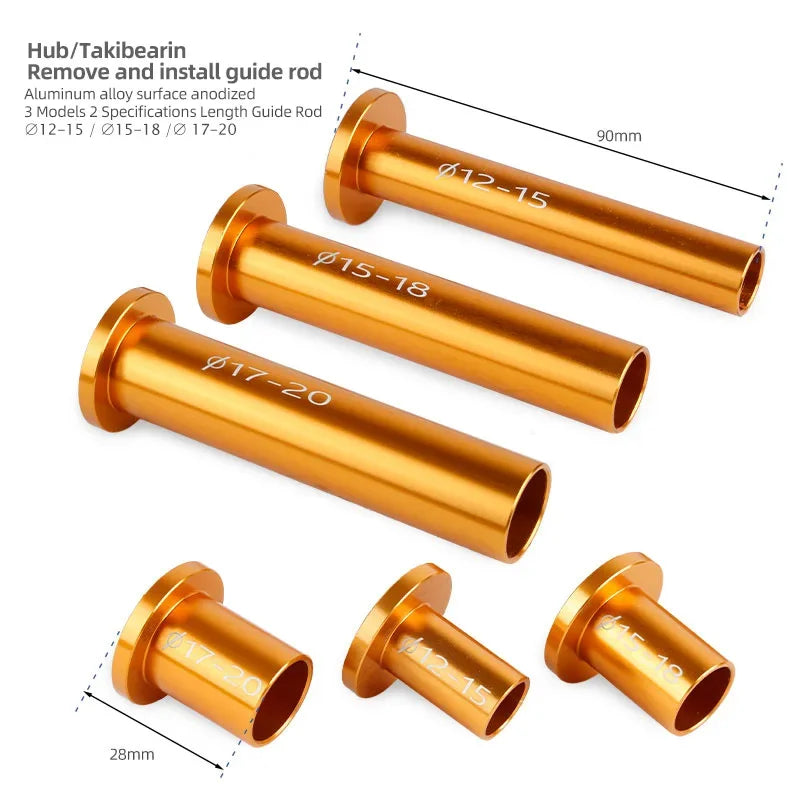 Bicycle Bearing Extractor Installation Removal Tool Kit