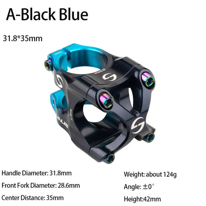 CNC MTB Stem 31.8 Ultralight Handlebar Stem 35mm Aluminum