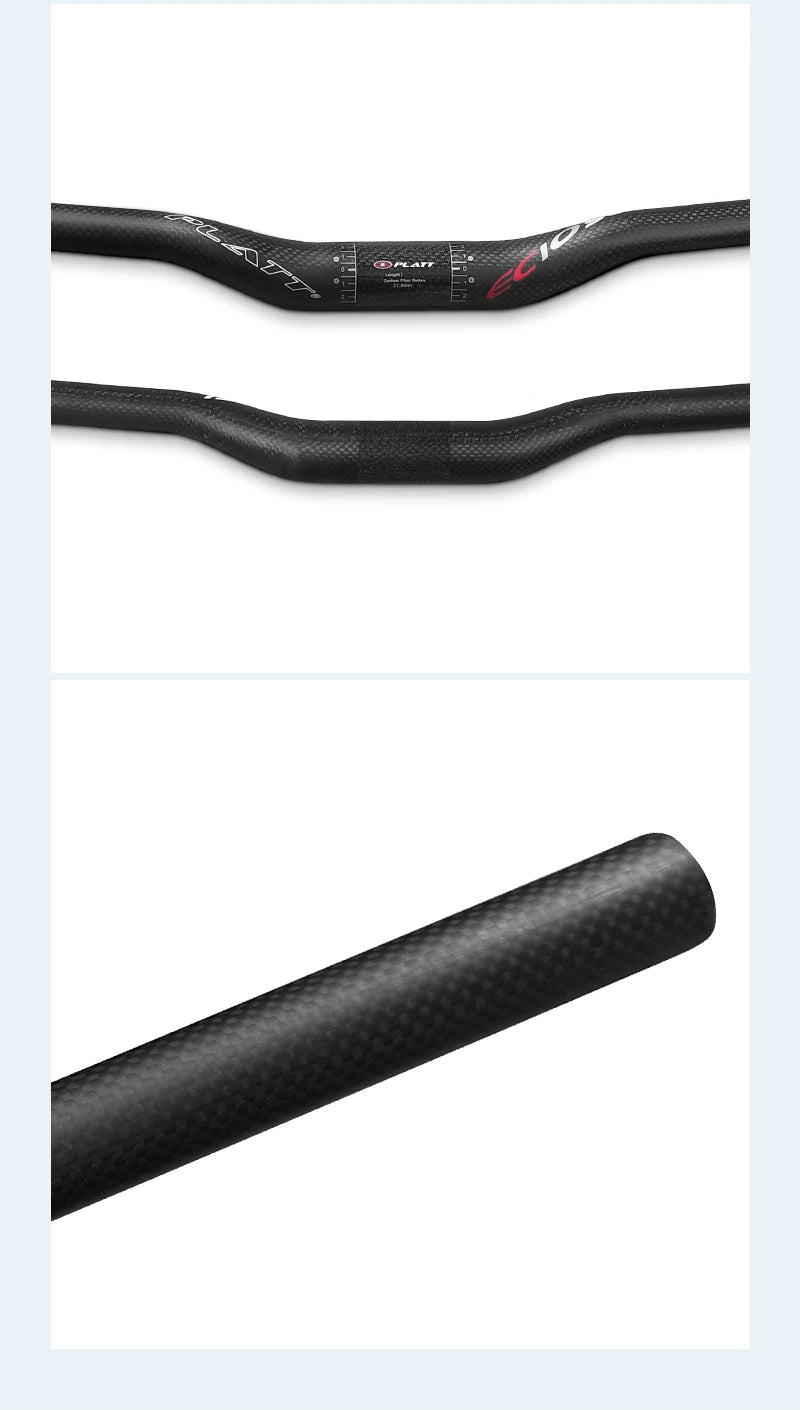 Carbon mountain bike handlebar  MTB 3k 31.8*680 760mm swallow-shaped handlebar