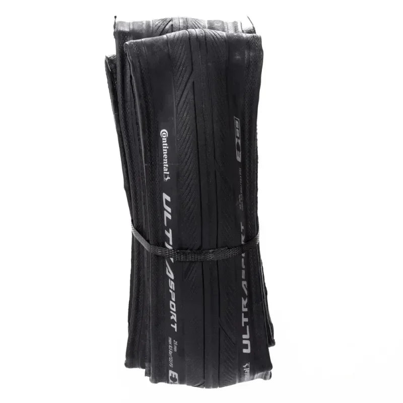 Continental 700x25C Ultra Sport 3  Original OEM Folding Bicycle Tire PureGrip Compound Black Foldable  Road Bike Tyre