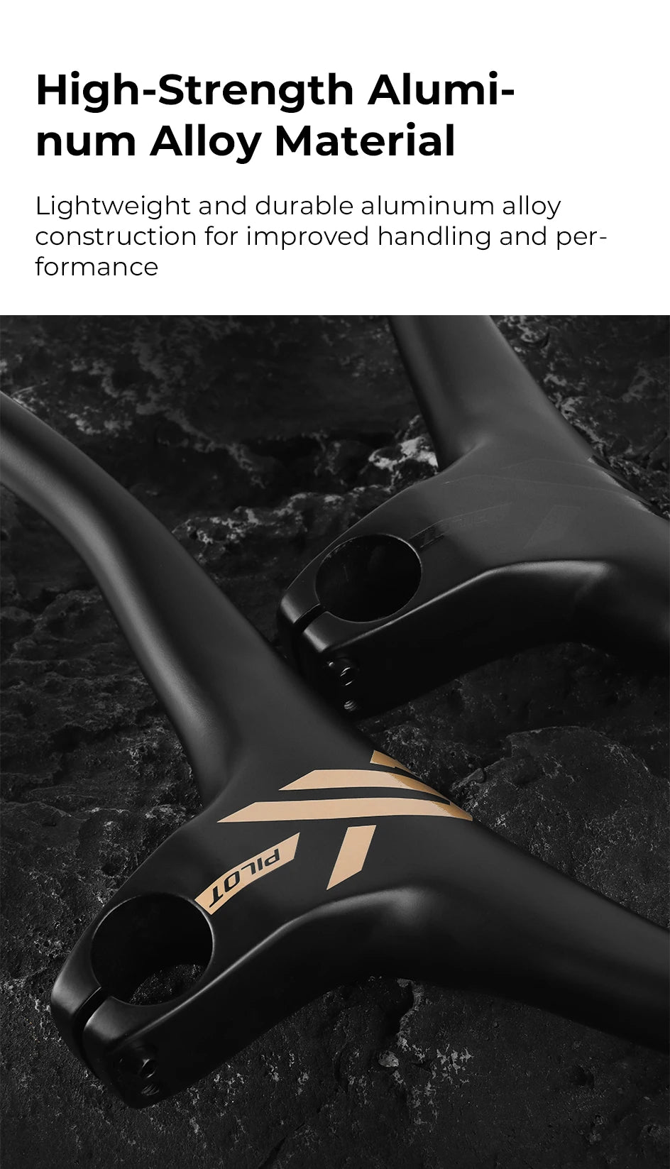 BOLANY Integrated Handlebar 775x90mm Aluminum Alloy 28.6mm