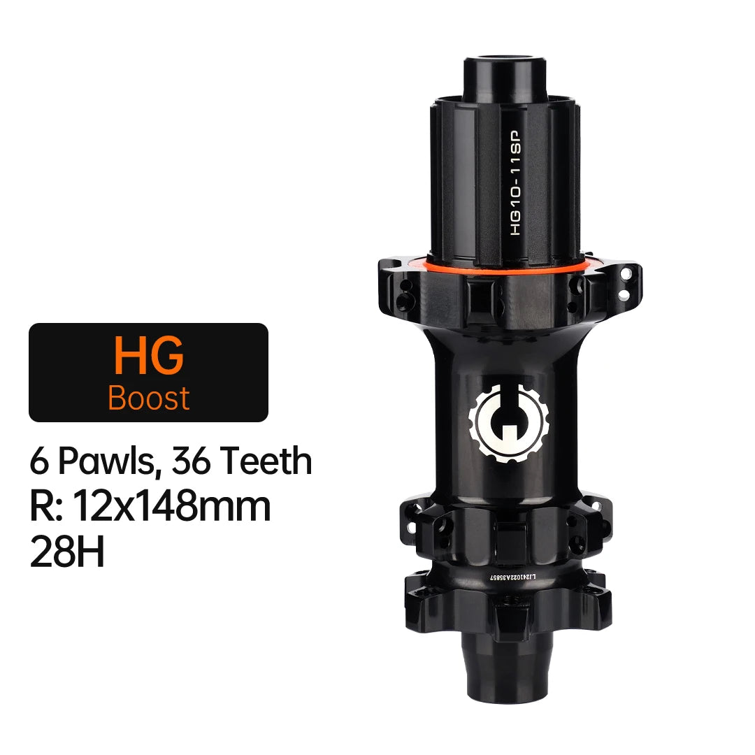 Bicycle MTB Hub 6Bolt Brake Boost 6 Pawls 28H F15*100/15*110 R12*142/12*148 Integrated AL7075 HG/XD/MS