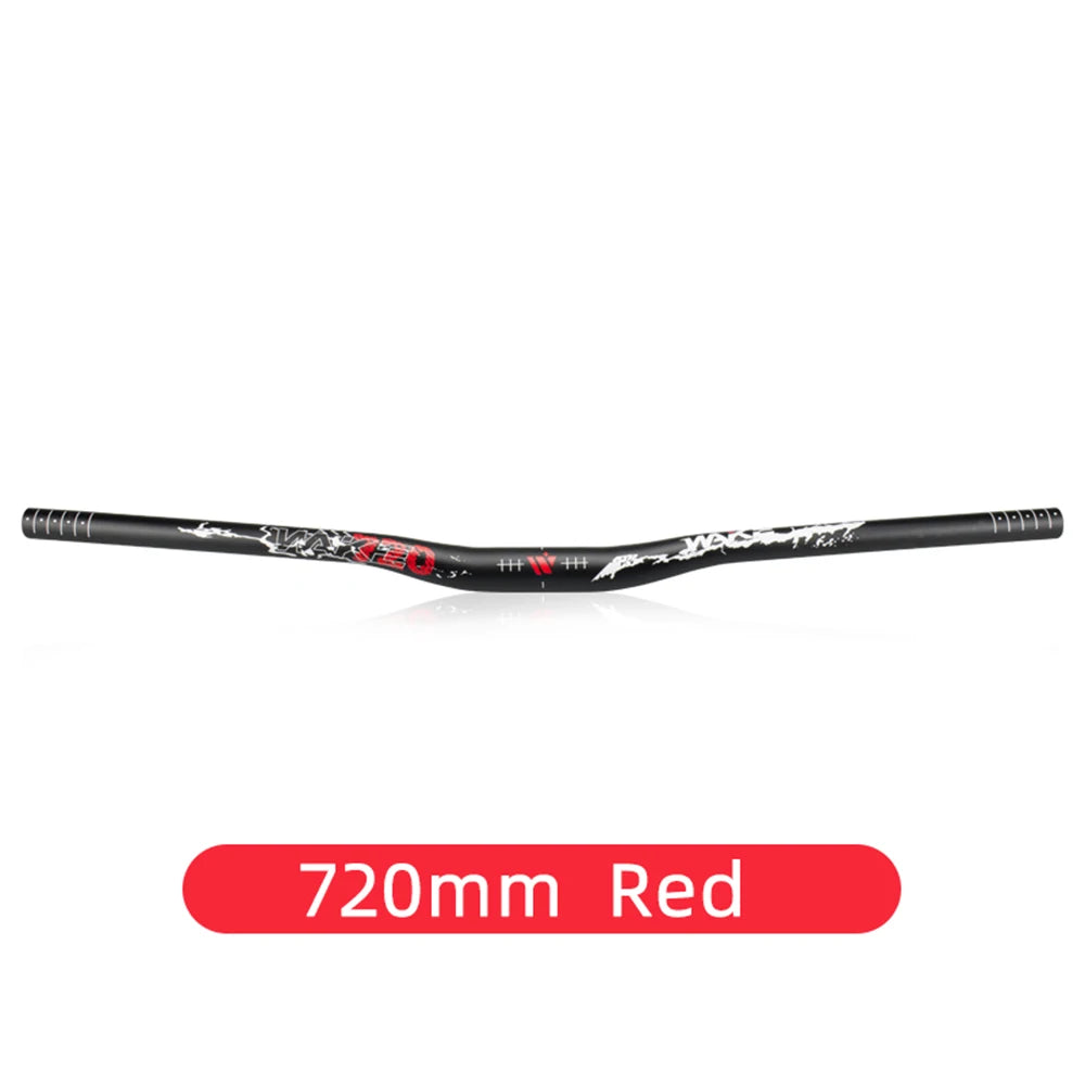 Mountain Bike Handlebars 31.8MM Diameter High-Rise Handlebar with Matte Surface 720MM 780MM Length Aluminum
