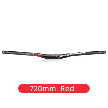 Mountain Bike Handlebars 31.8MM Diameter High-Rise Handlebar with Matte Surface 720MM 780MM Length Aluminum