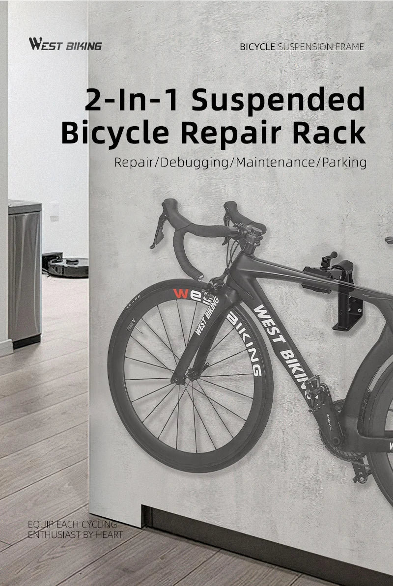 WEST BIKING Bench/Wall Mount Bicycle Repair Stand