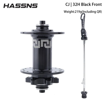 HASSNS  Hub 6-Pawl 72T QR 32H/36H 4-Sealed Bearings Disc Brake Freehub for 7-12 Speed Dirt Jump