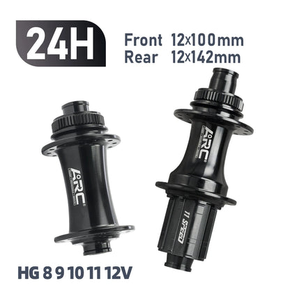 ARC Road Bike Hub Center Lock Disc Brake 6 Sealed Bearing Hub  4 Pawls 48 Clicks For HG XDR 8 9 10 11 12 Speed