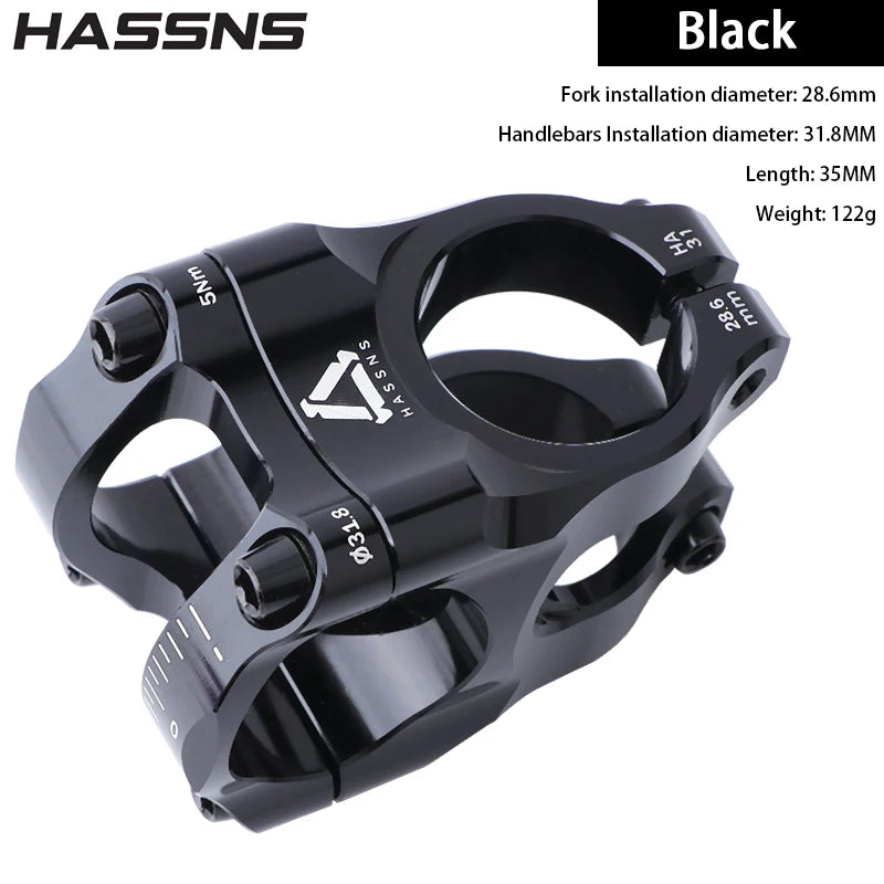 HASSNS HA31 Mountain Bike Stem 35mm 31.8mm