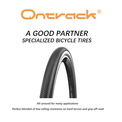 GRAVEL BIKE 700X40C 700X45C 60TPI KEVLAR FOLD TUBELESS READY TIRE  BROWN WALL ONTRACK  ALLAROUND