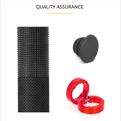 Rubber Handlebar Grips MTB Alloy Bilateral Lock